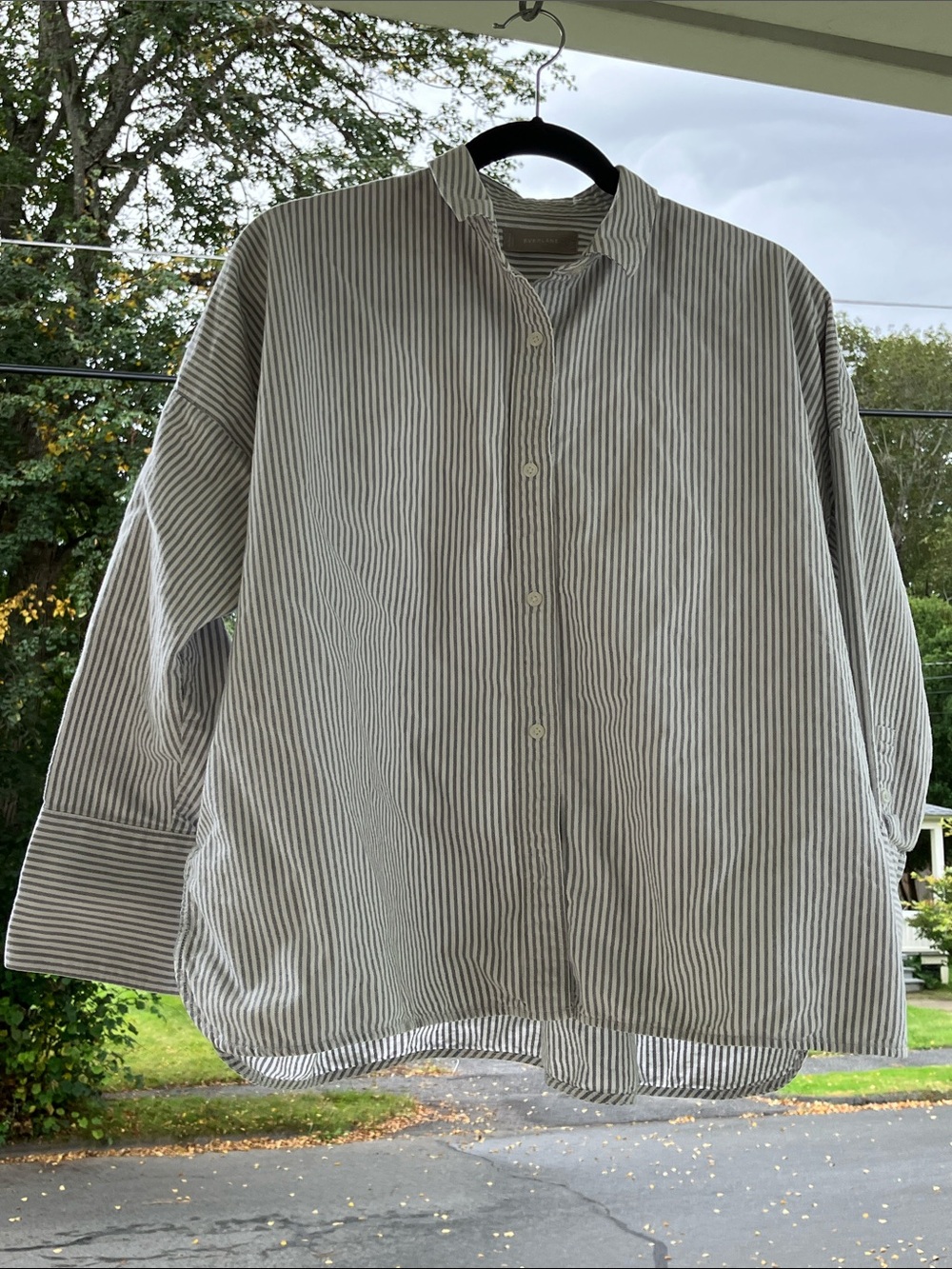 Everlane Boxy Oxford Shirt size 10